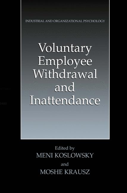 Voluntary Employee Withdrawal and Inattendance-image-978-0-306-47248-0