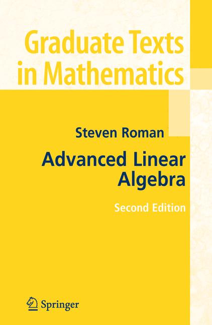 Advanced Linear Alg…