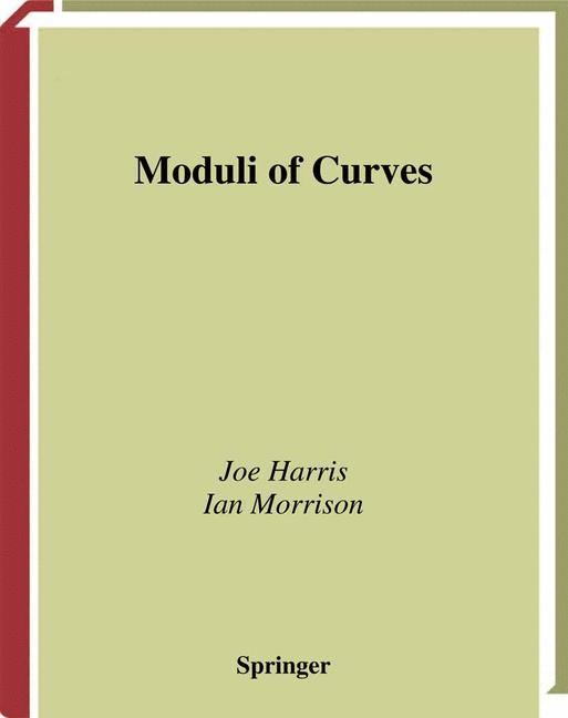 Moduli Of Curves
