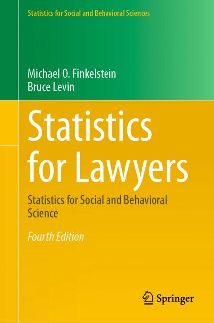Springer Statistics For Lawyers