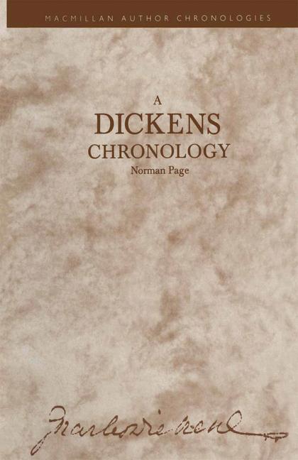 A Dickens Chronology - image