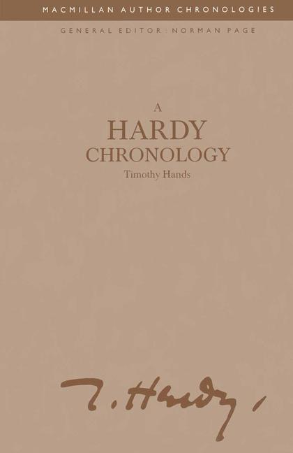 A Hardy Chronology - image