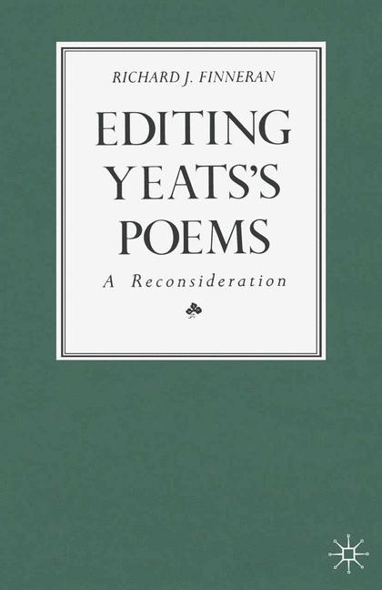 Editing YeatsâS P… - image