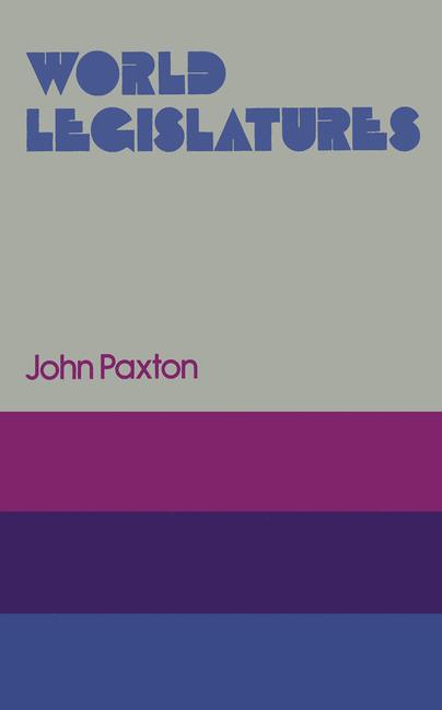 Palgrave Macmillan World Legislatures