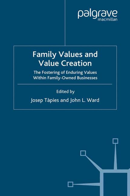 Family Values And Value Creation