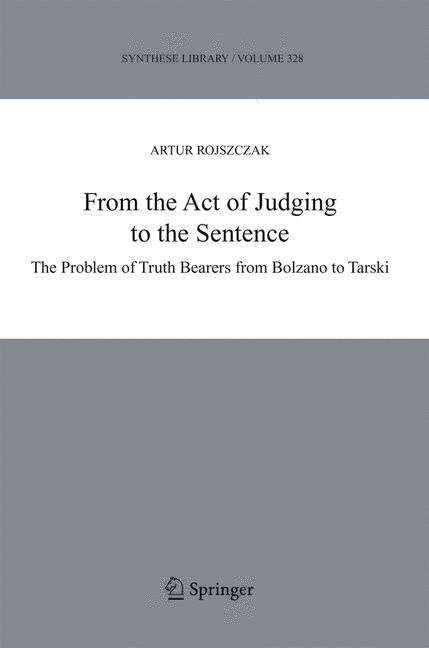 From the Act of Judging to the Sentence