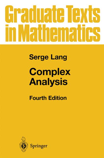 Complex Analysis - image
