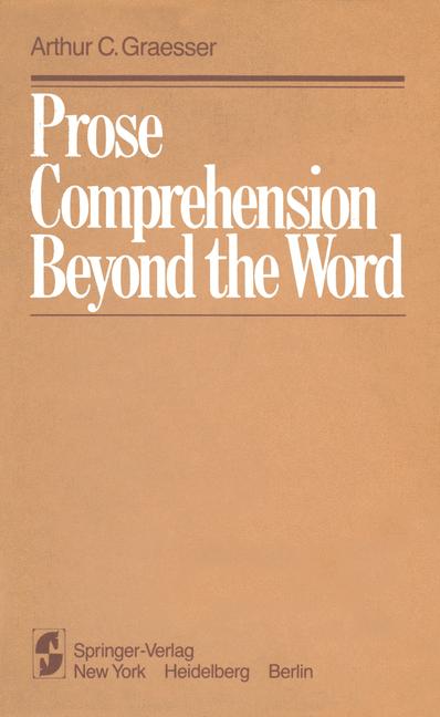 Prose Comprehension…