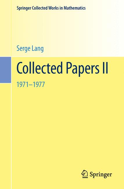 Collected Papers Ii - image