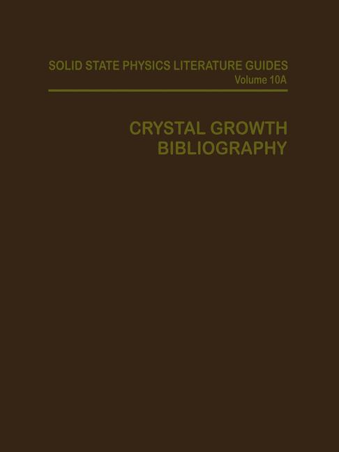 Crystal Growth Bibl… - image