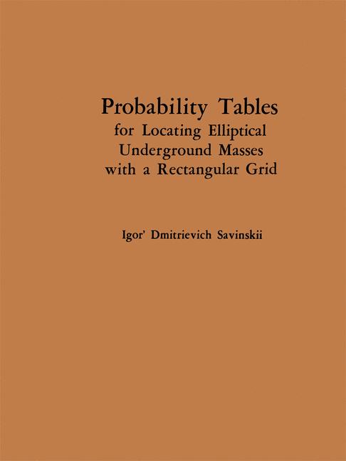 Probability Tables …