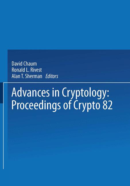 Advances In Cryptol…