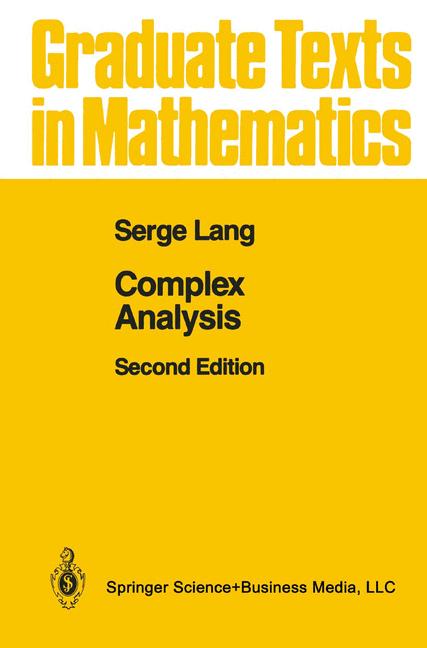 Complex Analysis - image