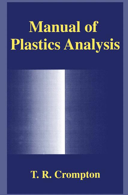 Manual Of Plastics …