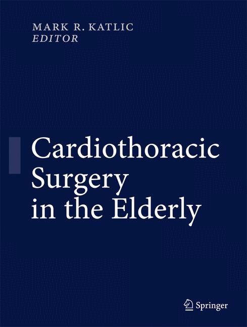 Springer Cardiothoracic Surgery In The Elderly