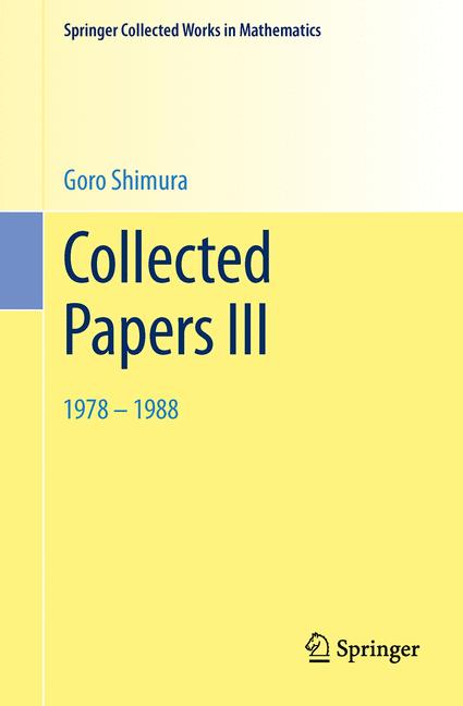 Collected Papers Iii