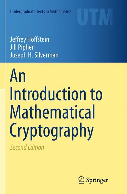 Springer An Introduction To Mathematical Cryptography