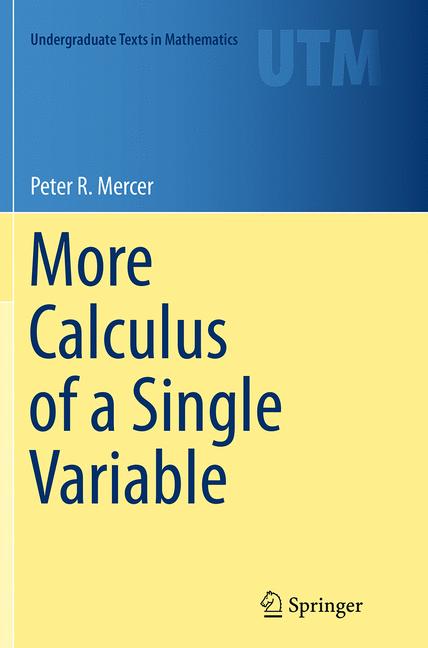 More Calculus Of A …