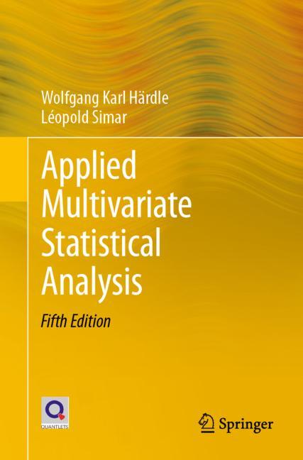 Applied Multivariate Statistical Analysis