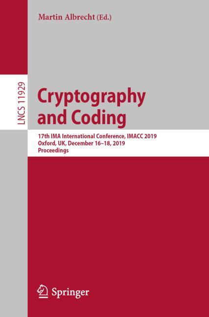 Cryptography And Co… - image