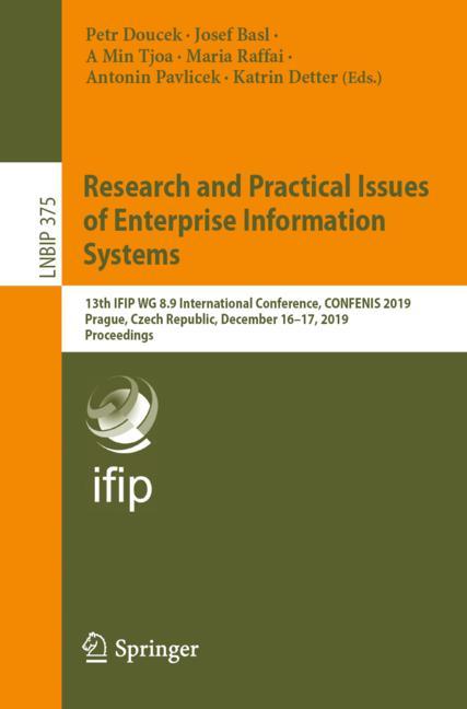 Research and Practical Issues of Enterprise Information Systems-image-978-3-030-37632-1