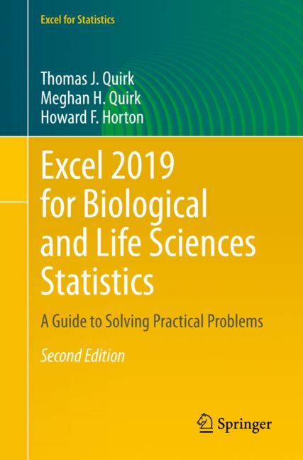 ISBN 9783030392802 product image for Excel 2019 for Biological and Life Sciences Statistics | upcitemdb.com