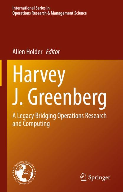 ISBN 9783030564285 product image for Harvey J. Greenberg | upcitemdb.com