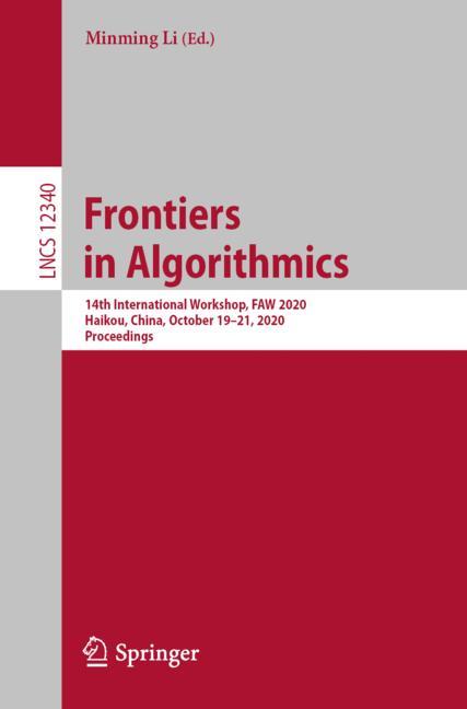 Frontiers In Algori…