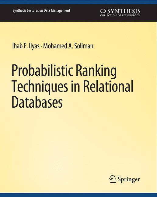 Springer Probabilistic Ranking Techniques In Relational Databases