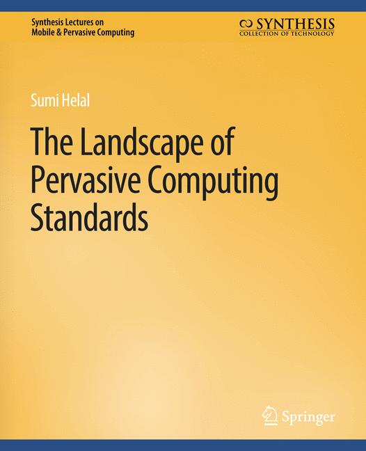 Springer The Landscape Of Pervasive Computing Standards