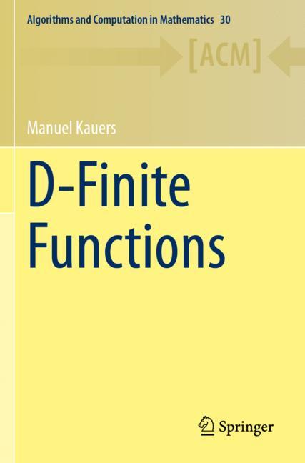 D-Finite Functions - image