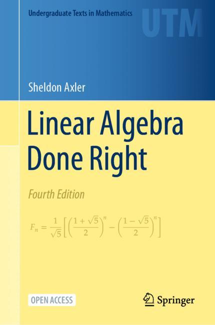 Linear Algebra Done…