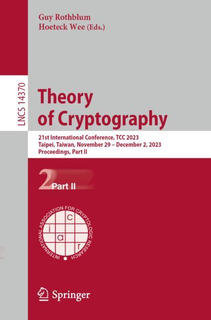 Theory Of Cryptogra… - image
