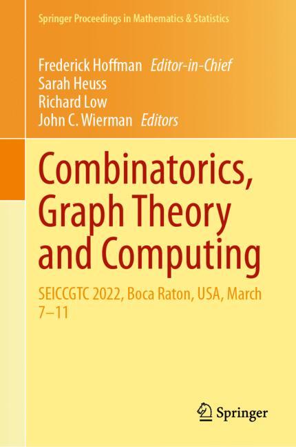 ISBN 9783031621659 product image for Combinatorics, Graph Theory and Computing | upcitemdb.com