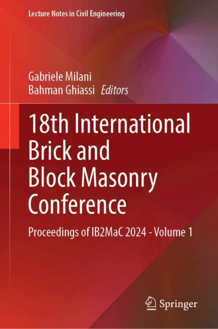 ISBN 9783031733130 product image for 18th International Brick and Block Masonry Conference | upcitemdb.com