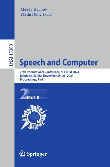 Speech And Computer
