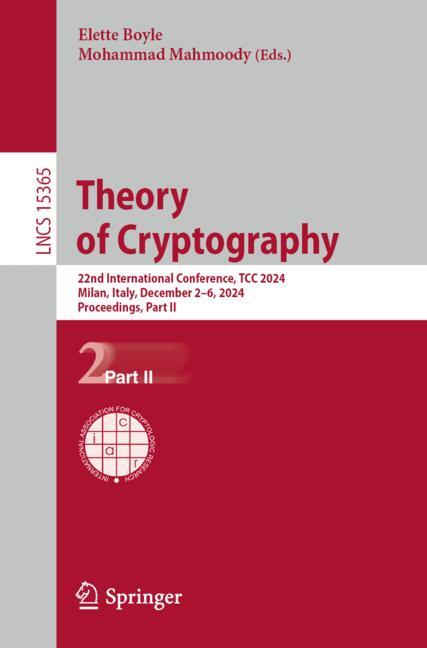 Theory Of Cryptogra… - image