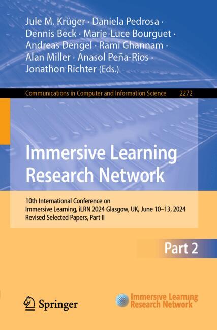 ISBN 9783031804717 product image for Immersive Learning Research Network | upcitemdb.com