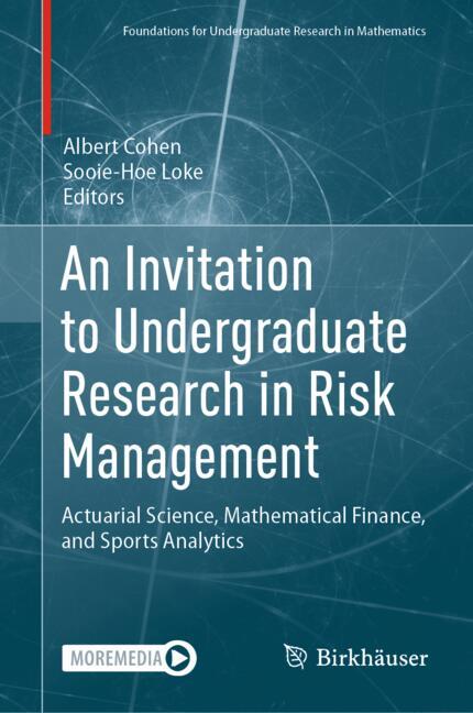 ISBN 9783031985874 product image for An Invitation to Undergraduate Research in Risk Management | upcitemdb.com