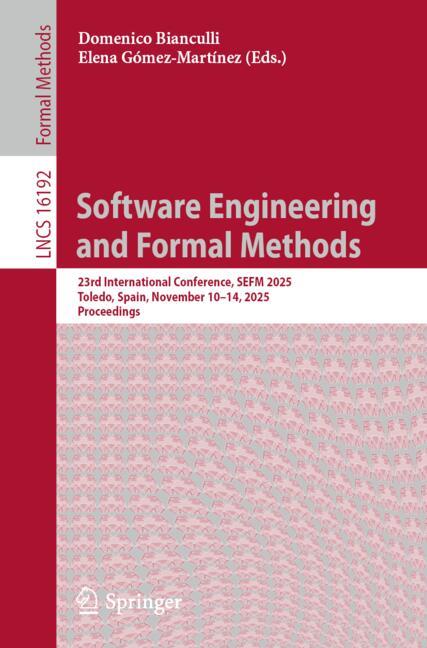 Software Engineering and Formal Methods