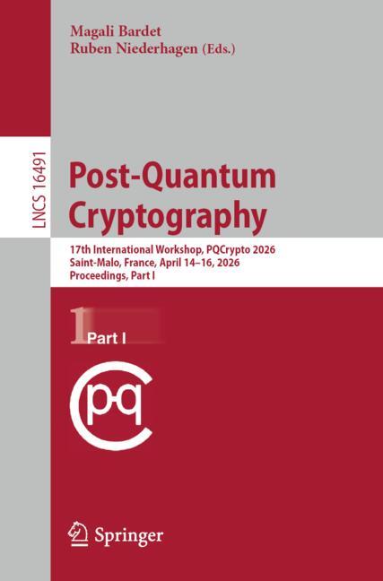 Springer Nature Switzerland Post-Quantum Cryptography