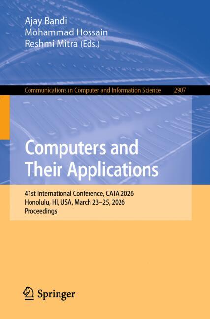 Springer Computers And Their Applications