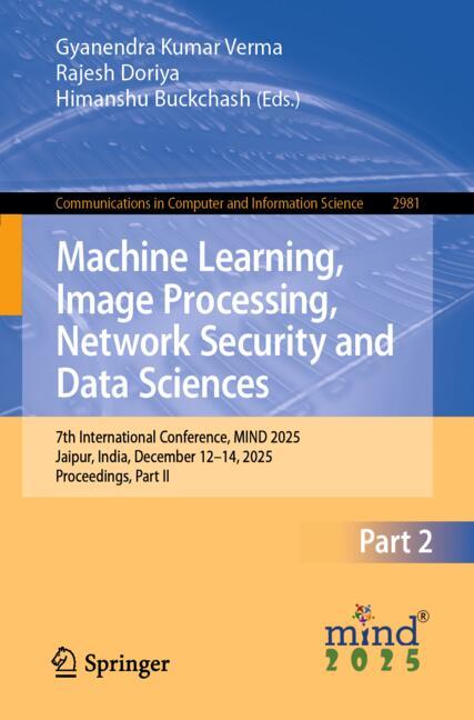 Springer Machine Learning, Image Processing, Network Security And Data Sciences - Image 3