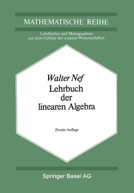 Lehrbuch Der Linear…