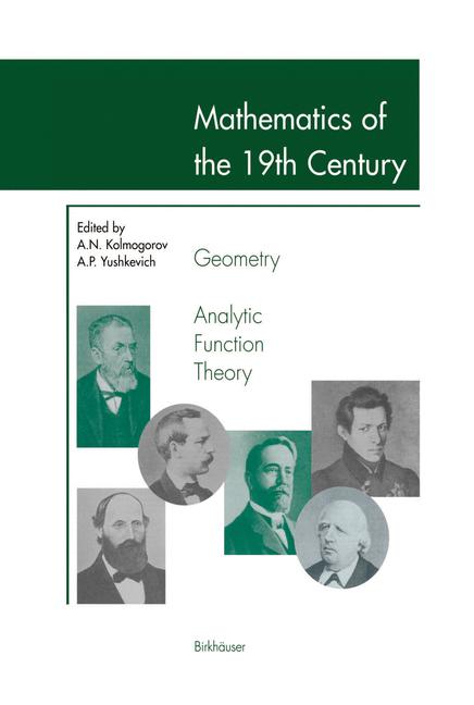 Birkhäuser Basel Mathematics Of The 19th Century