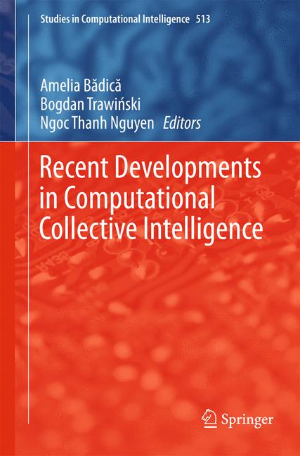 ISBN 9783319033310 product image for Recent Developments in Computational Collective Intelligence | upcitemdb.com