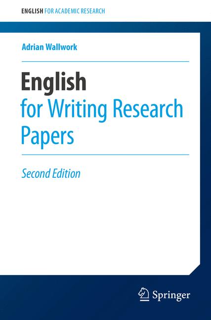 Springer International Publishing English For Writing Research Papers