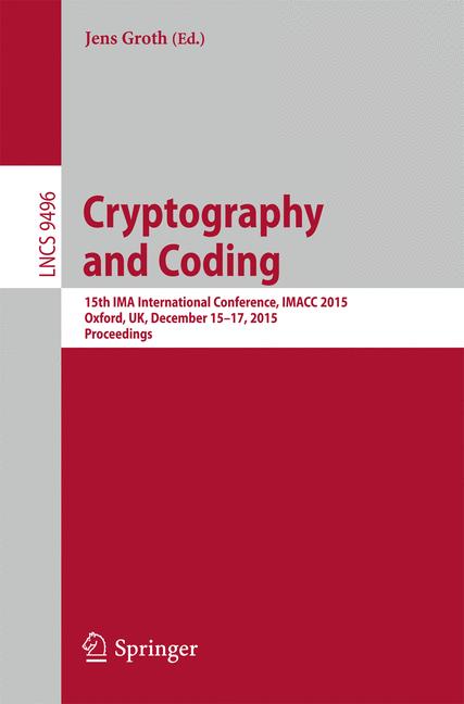 Cryptography And Co… - image