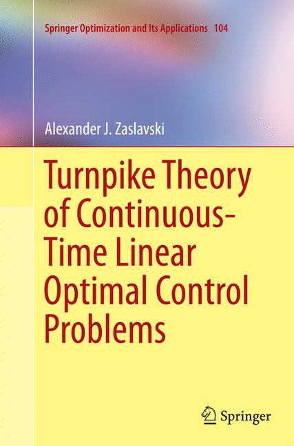 Turnpike Theory Of …