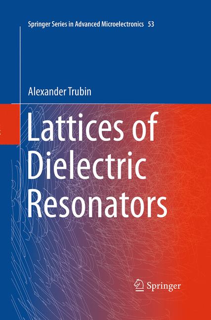 Springer International Publishing Lattices Of Dielectric Resonators